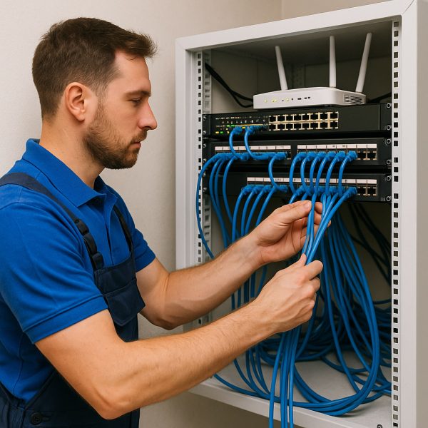 نصب و راه‌اندازی شبکه کامپیوتری (LAN و WiFi)